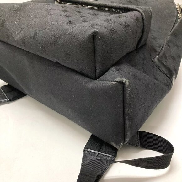 CELINE Triomph logo bag backpack Backpack Canvas / Leather Black main image 15